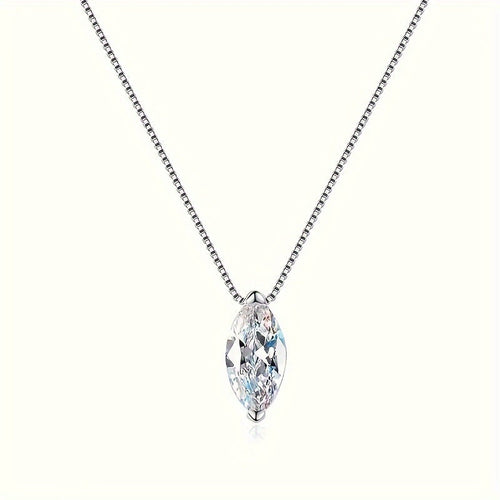 Women's Metal Heart Zicron Fashion Necklace