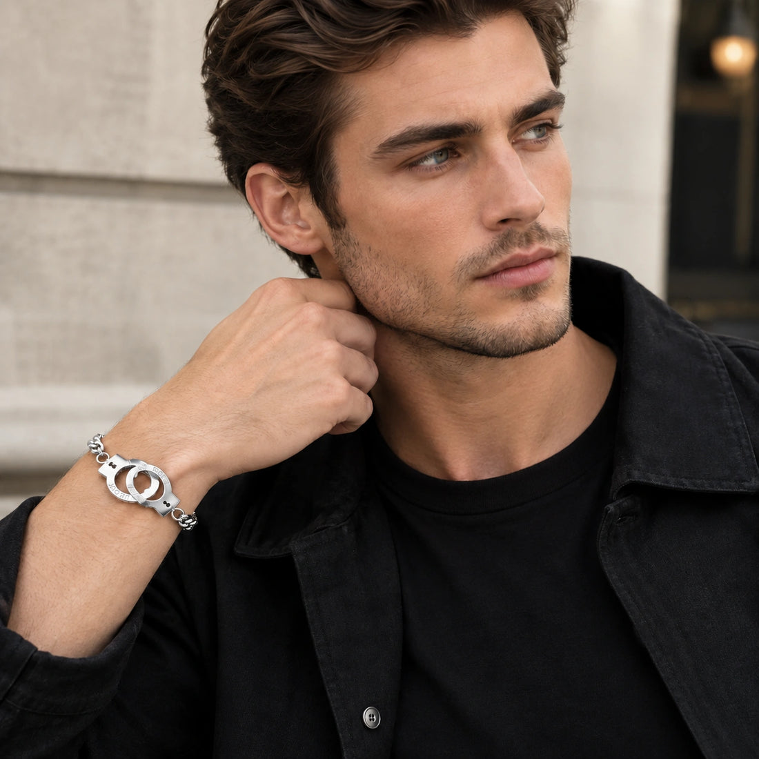 Handcuff Link Chain Bracelet