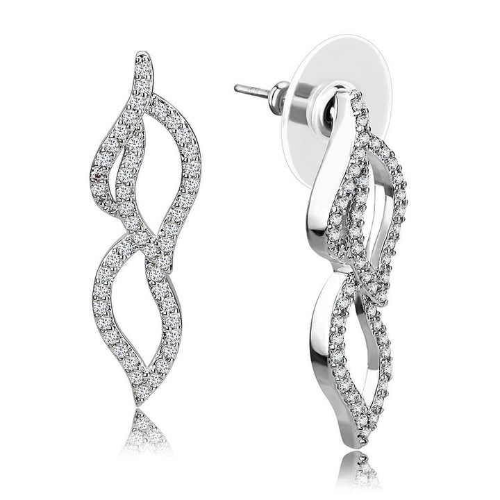 Gold Plated Rhodium Diamond Jewelry Set for Women