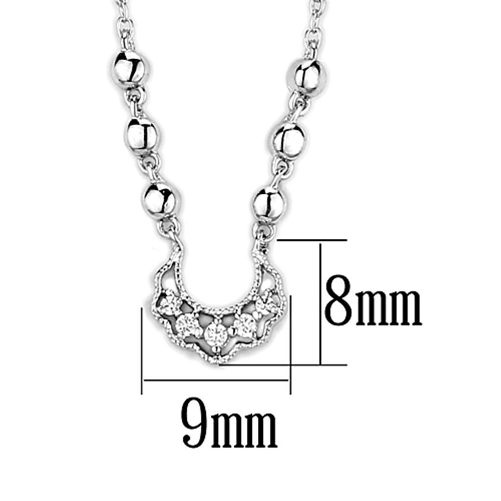 Brass Necklace with AAA Grade CZ