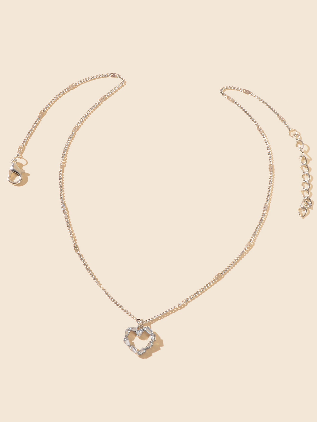 925 Sterling Silver Heart Necklace
