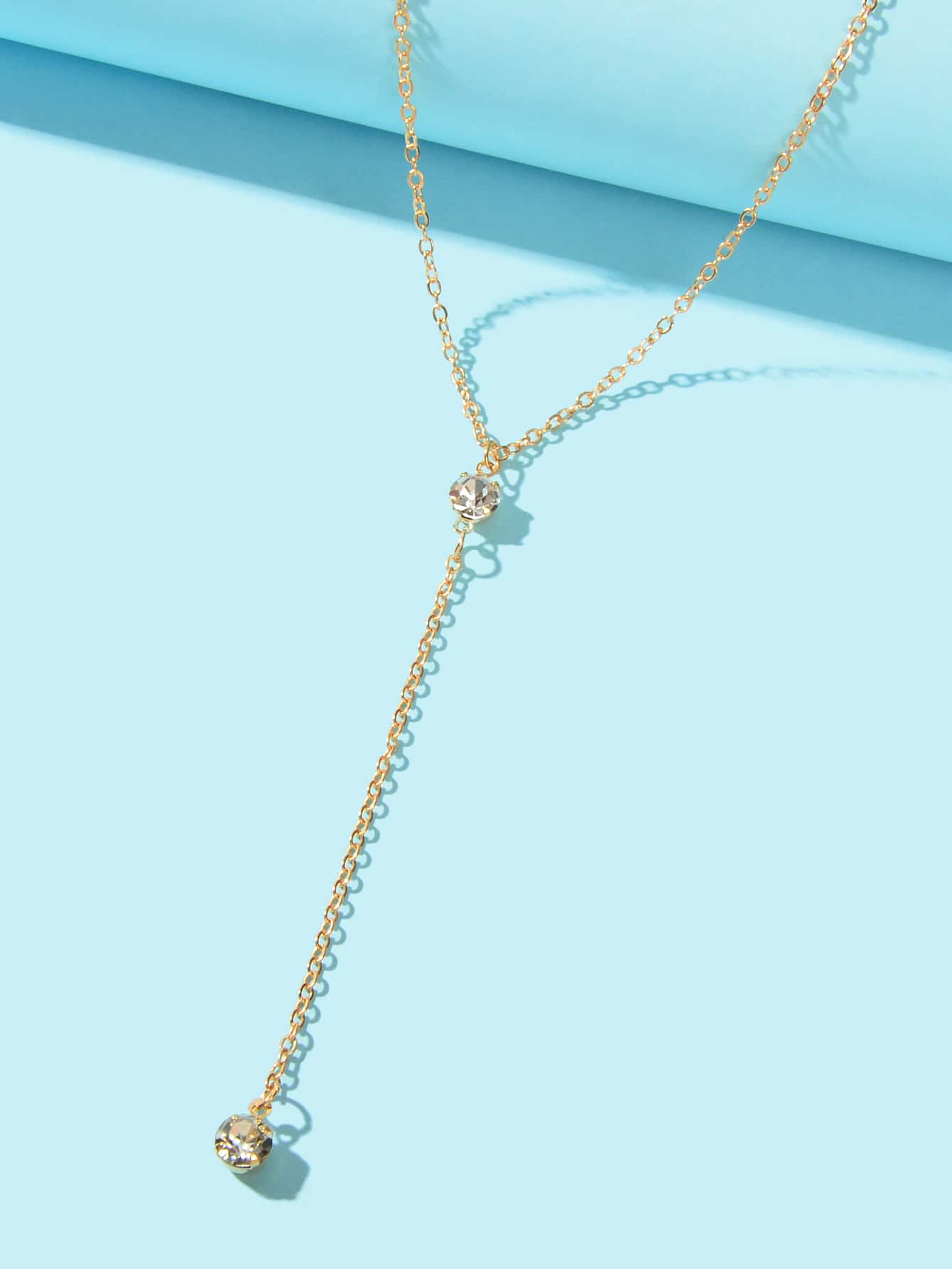 18K Gold Plated  Long Tassel Chain Necklace