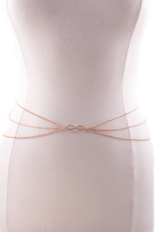 18KGold Plated  Infinity Body Jewelry