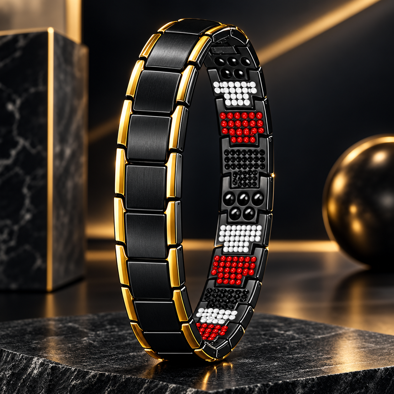 Titanium Magnetic Stainless Steel Bracelet