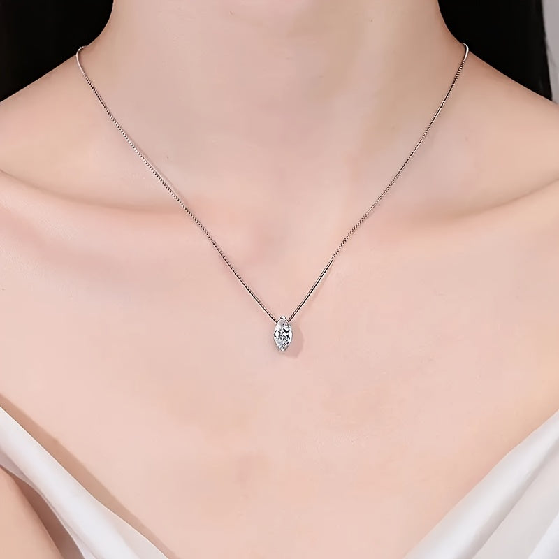 Women's Metal Heart Zicron Fashion Necklace