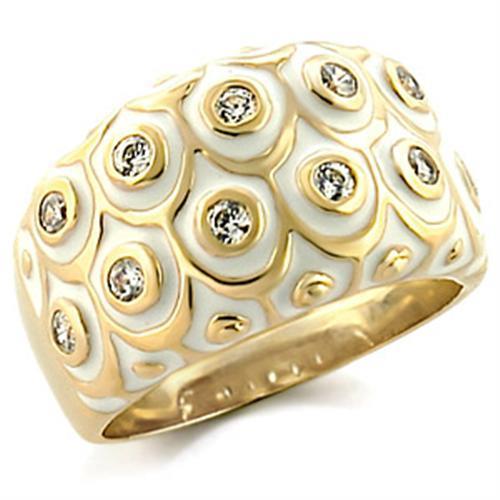18K Gold Plated Brass Ring with AAA Grade CZ – Jonas & Chloe