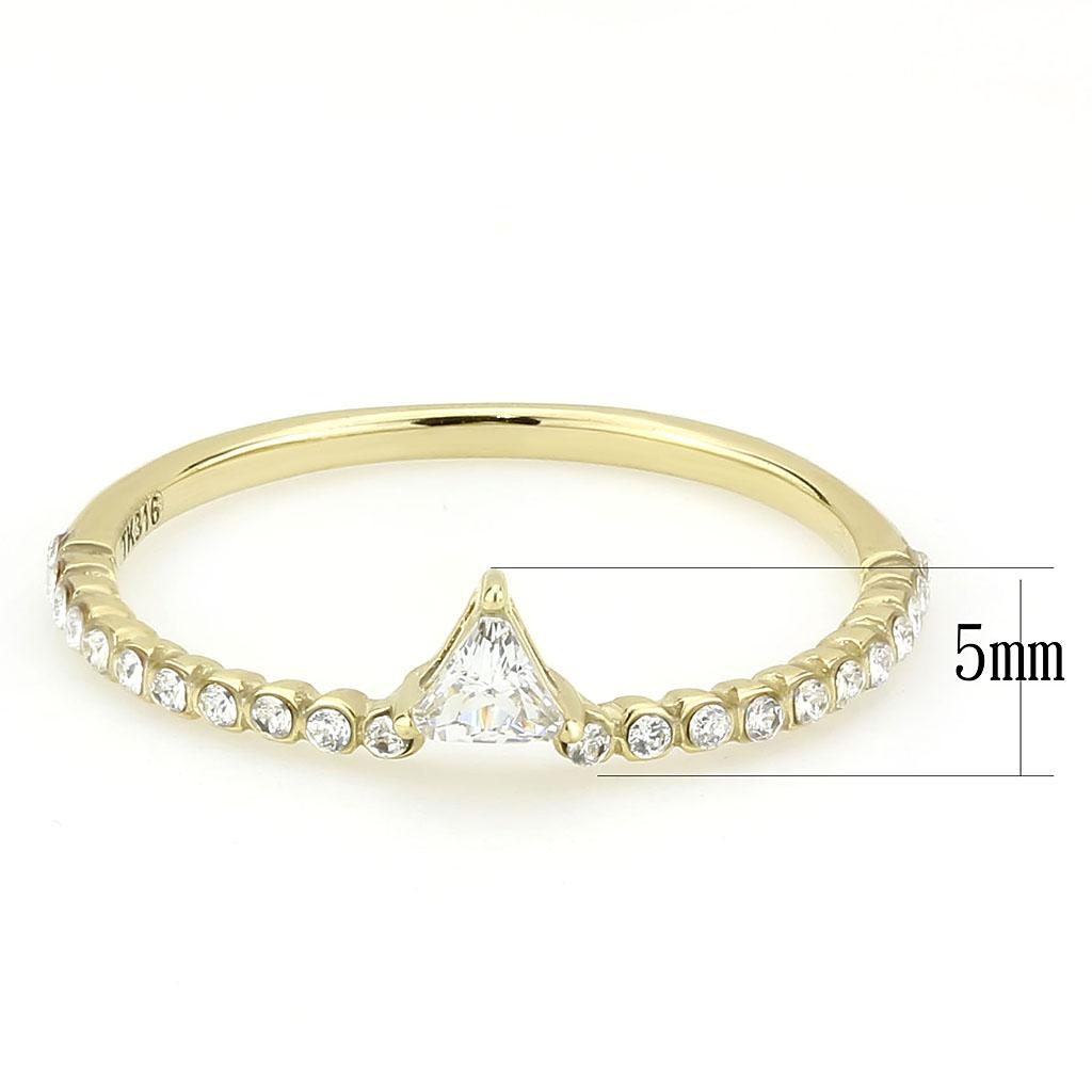 14k GoldPlated  Ring with AAA Grade CZ