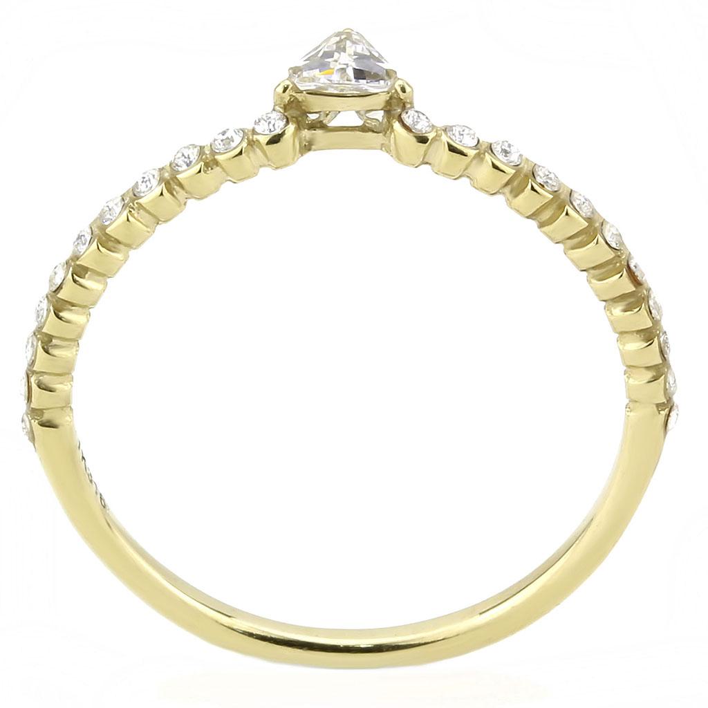 14k GoldPlated  Ring with AAA Grade CZ