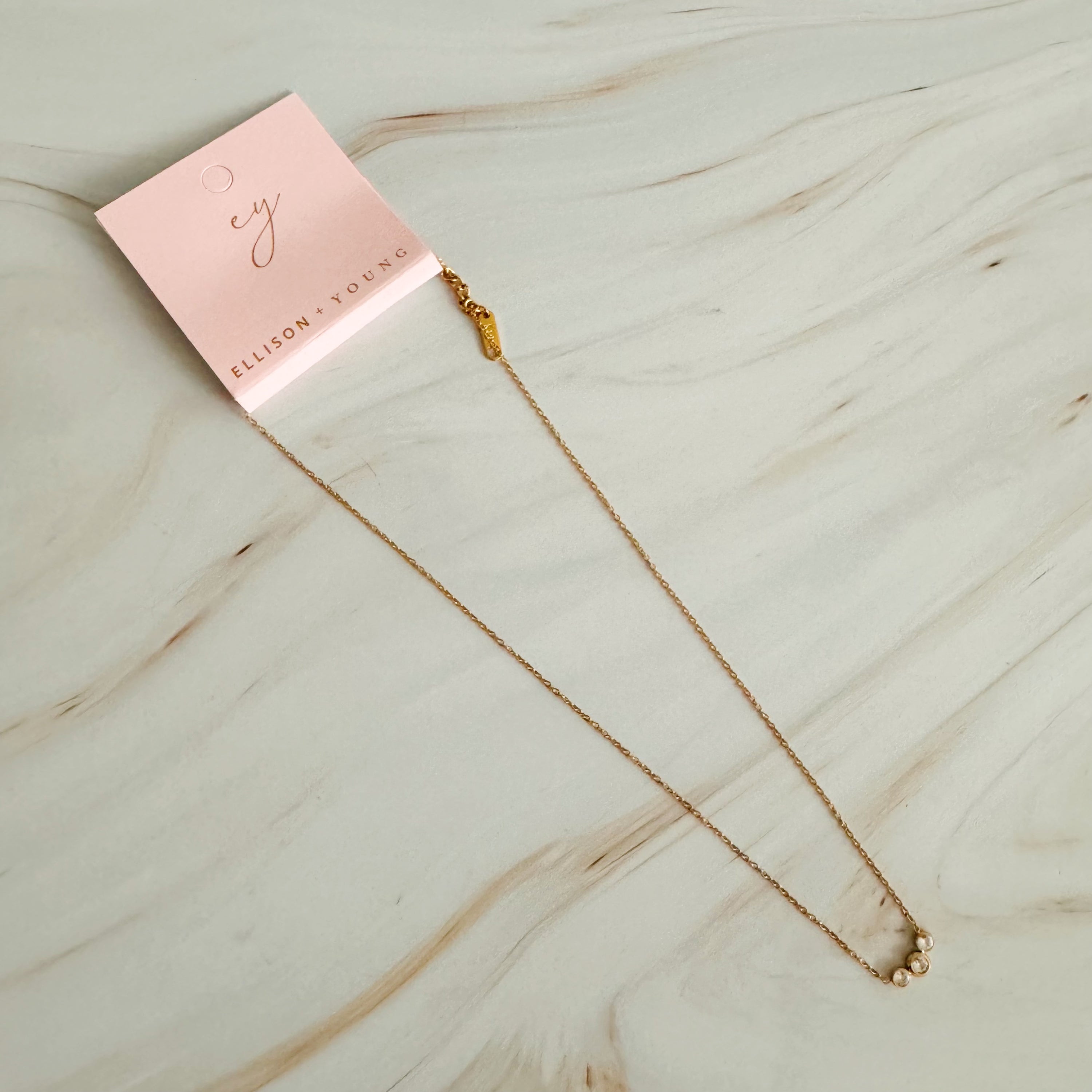 18K Gold Plated Diamond Necklace
