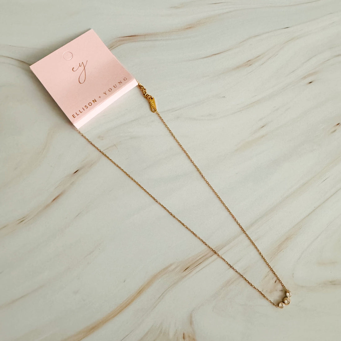 18K Gold Plated Diamond Necklace