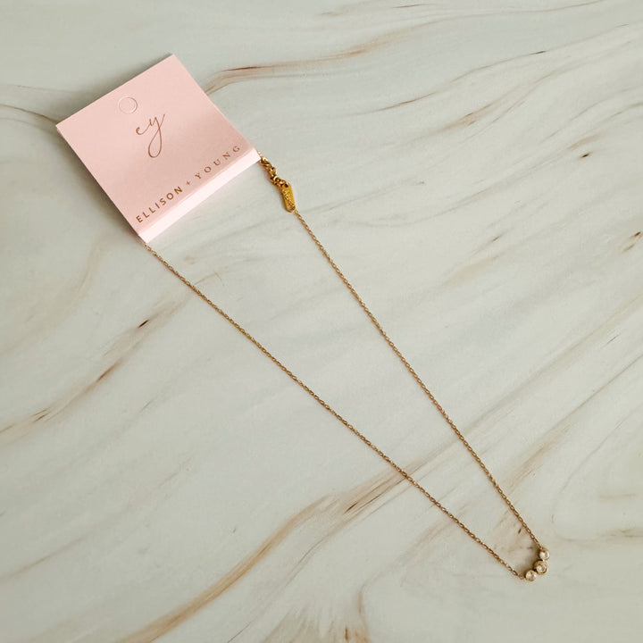 18K Gold Plated Diamond Necklace
