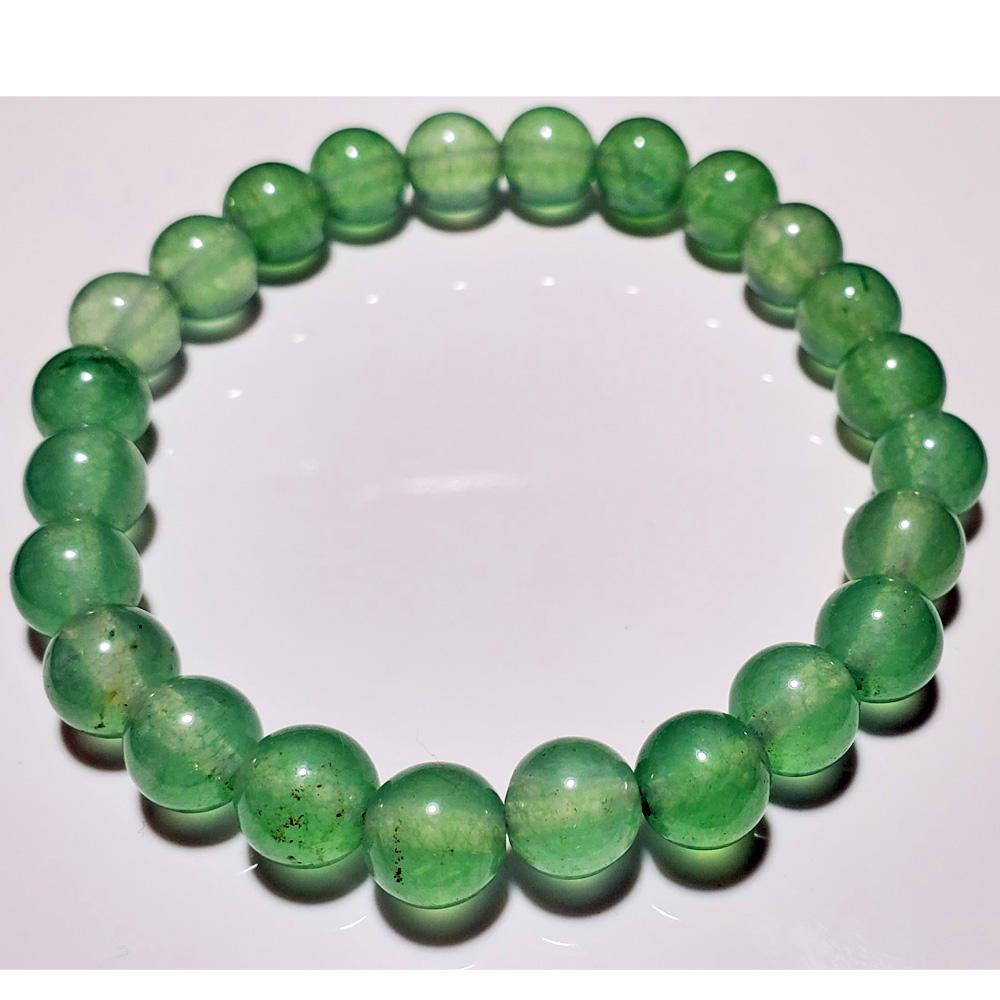 Aventurine Beaded Elastic Stretch Bracelet