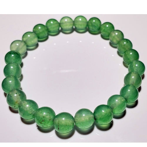 Aventurine Beaded Elastic Stretch Bracelet