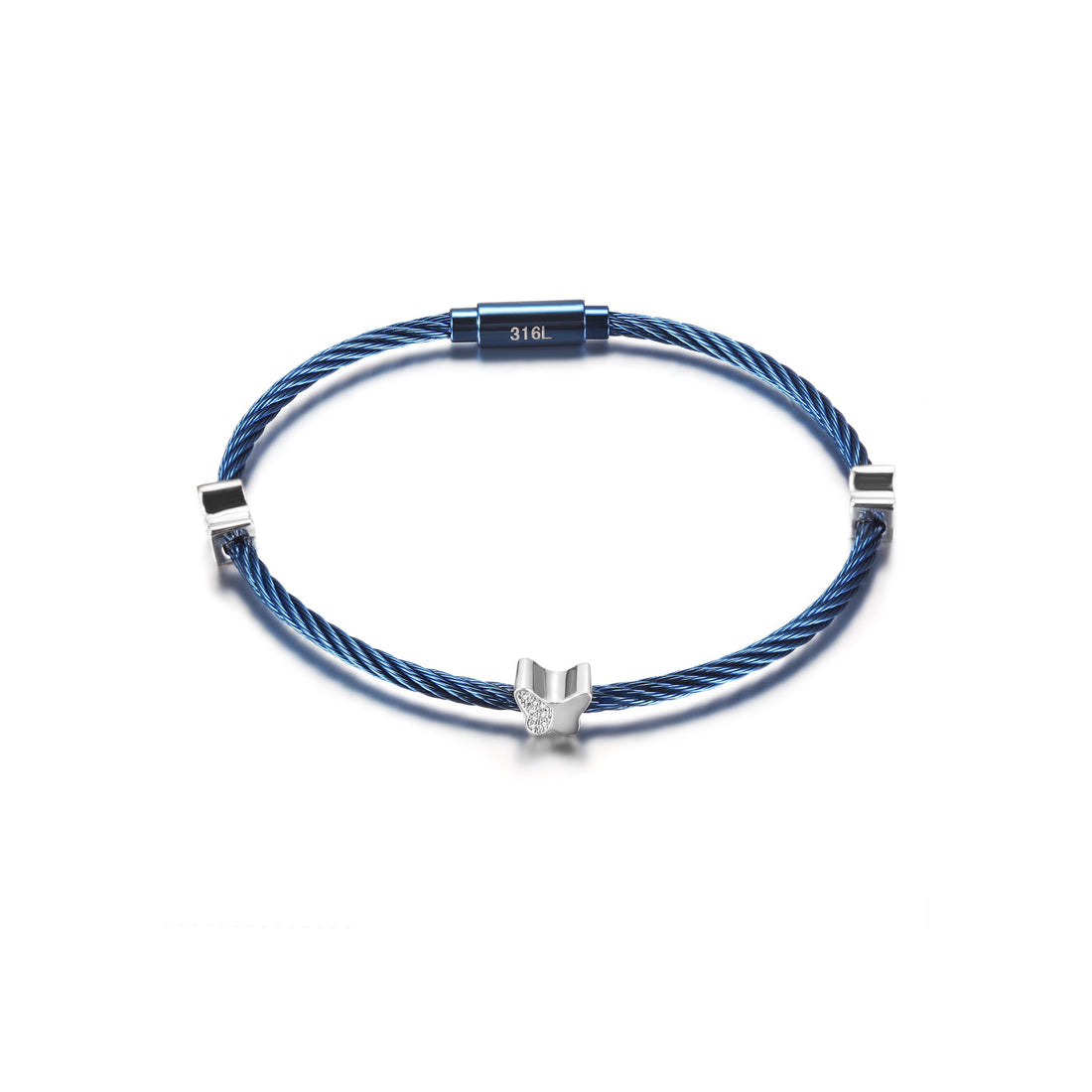 Butterfly Stacking Cable Bracelet