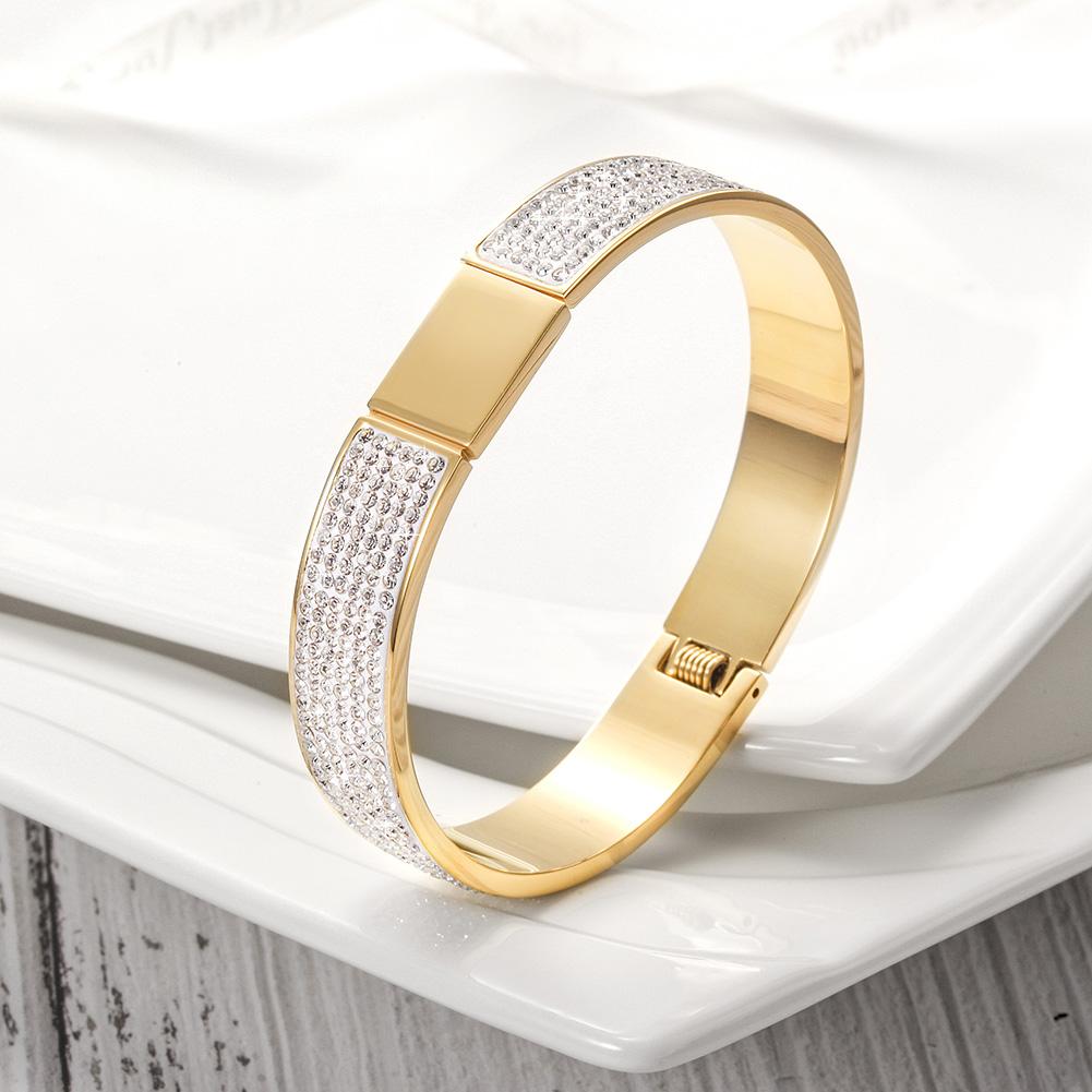 14K gold plated Pave Bracelet