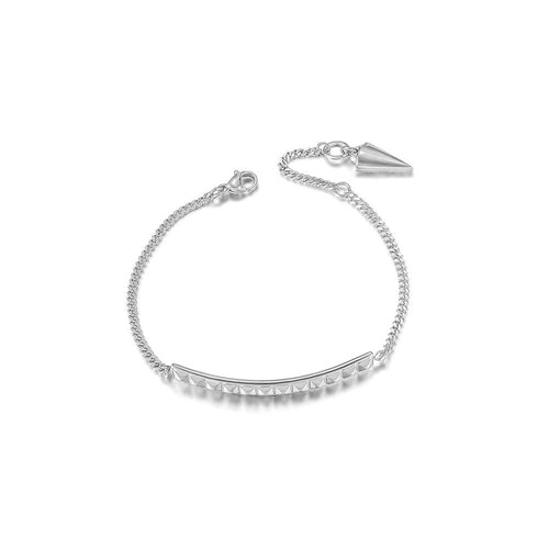 14K gold plated Pyramid Bar Bracelet