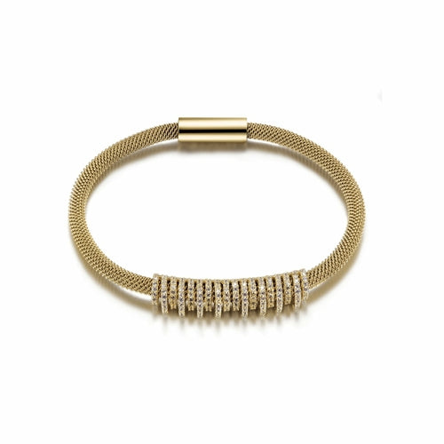 14K gold plated Shiny Parallel Bracelet