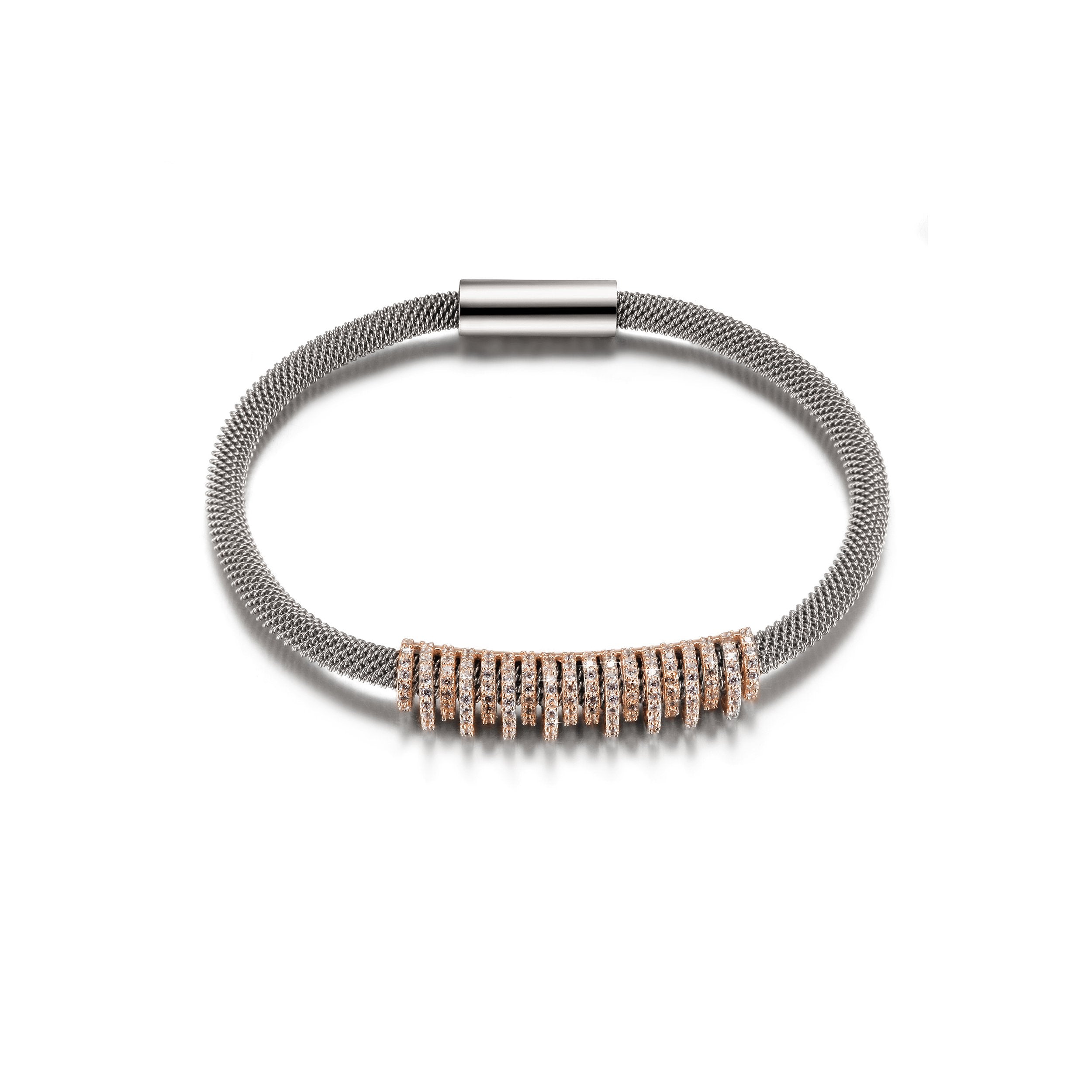 14K gold plated Shiny Parallel Bracelet