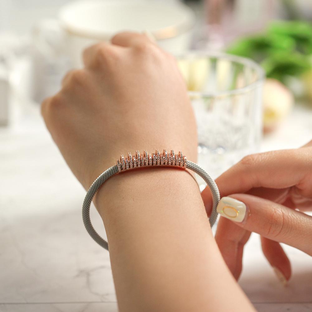 14K gold plated Shiny Parallel Bracelet