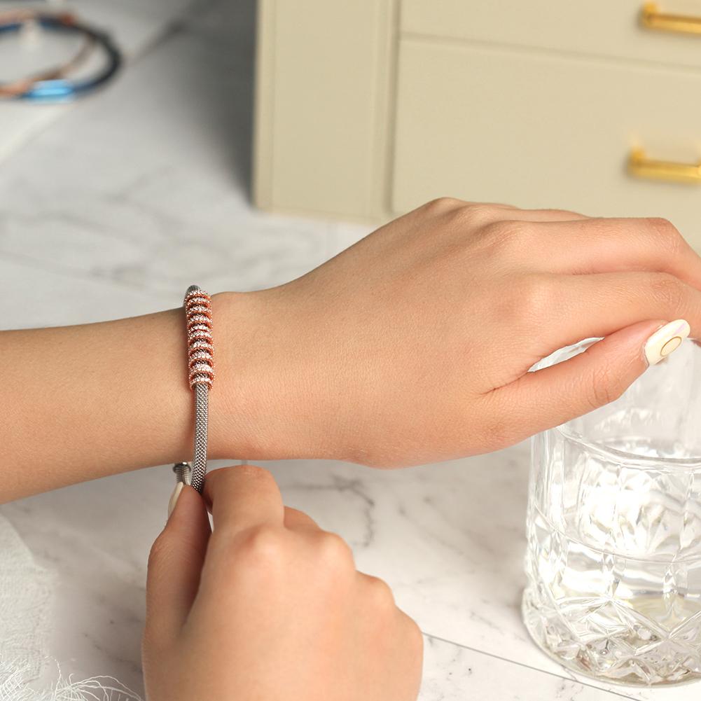 14K gold plated Shiny Parallel Bracelet