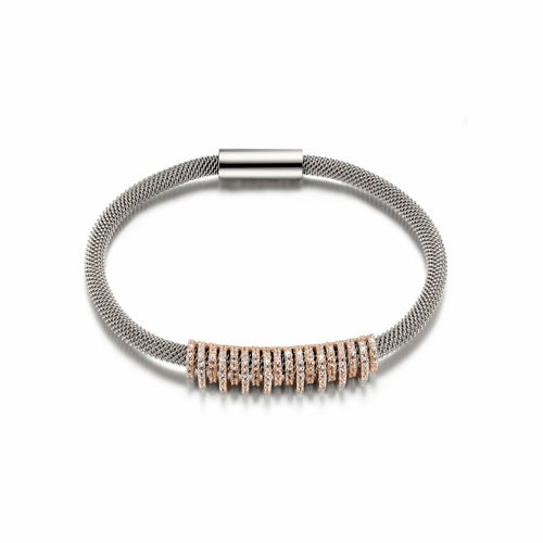 14K gold plated Shiny Parallel Bracelet