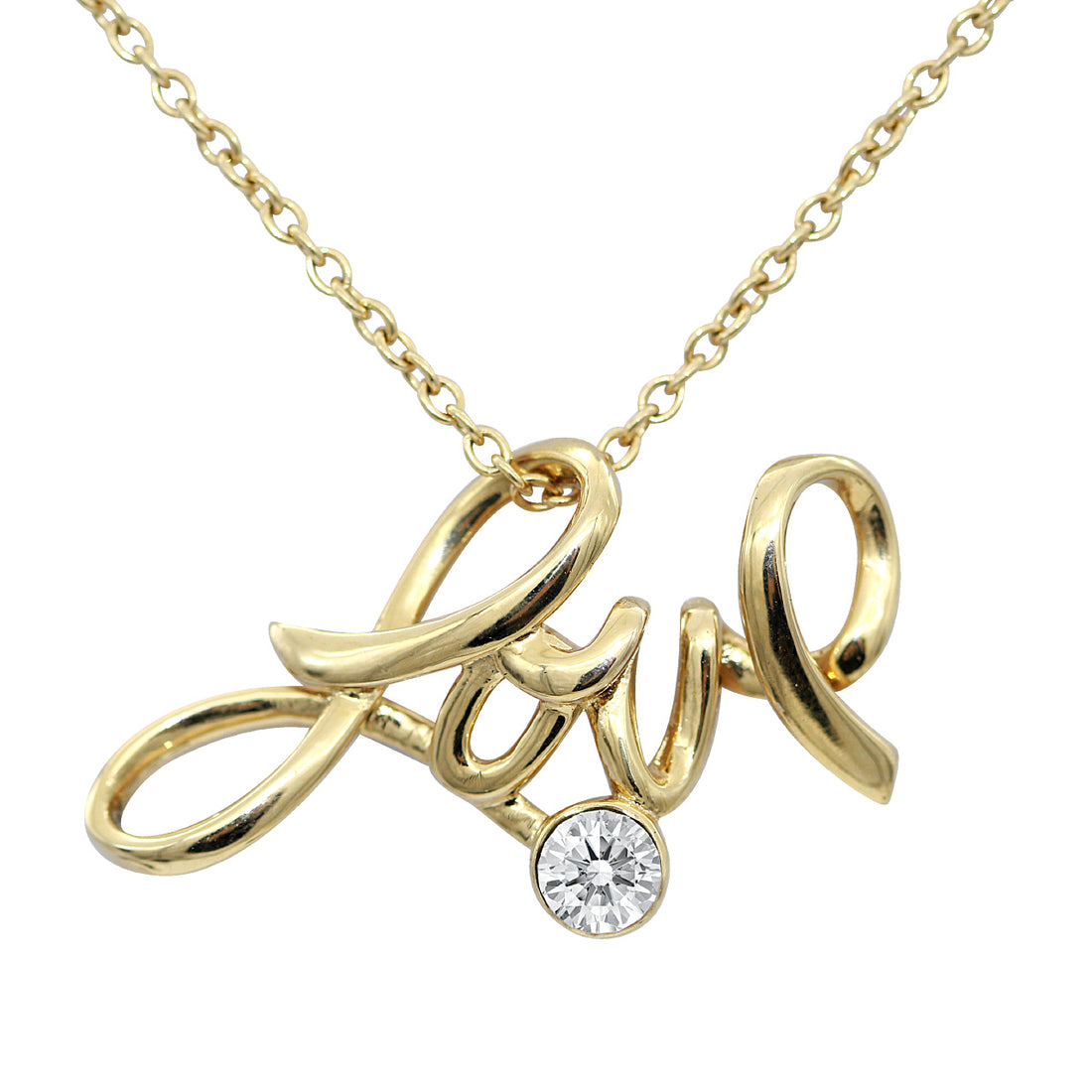 24K Gold Plated  Love Necklace