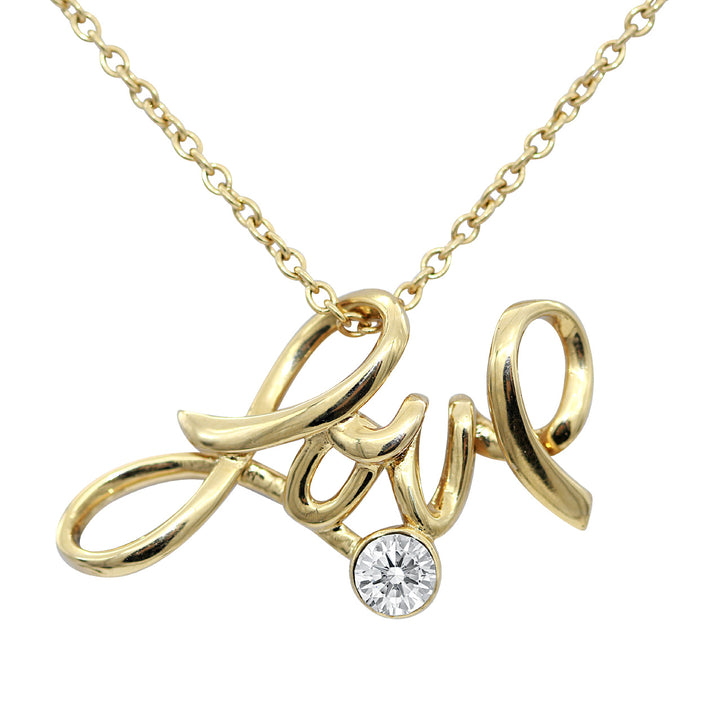 24K Gold Plated  Love Necklace