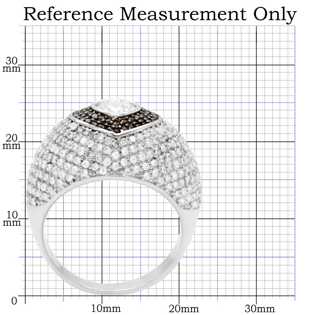 925 Sterling Silver Ring with AAA Grade CZ