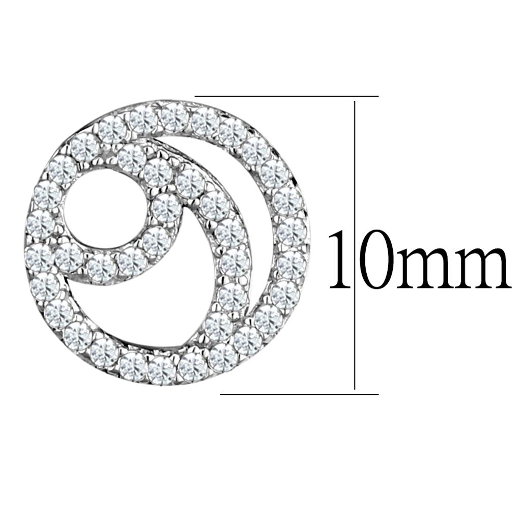 925 Sterling Silver Earrings with AAA Grade CZ