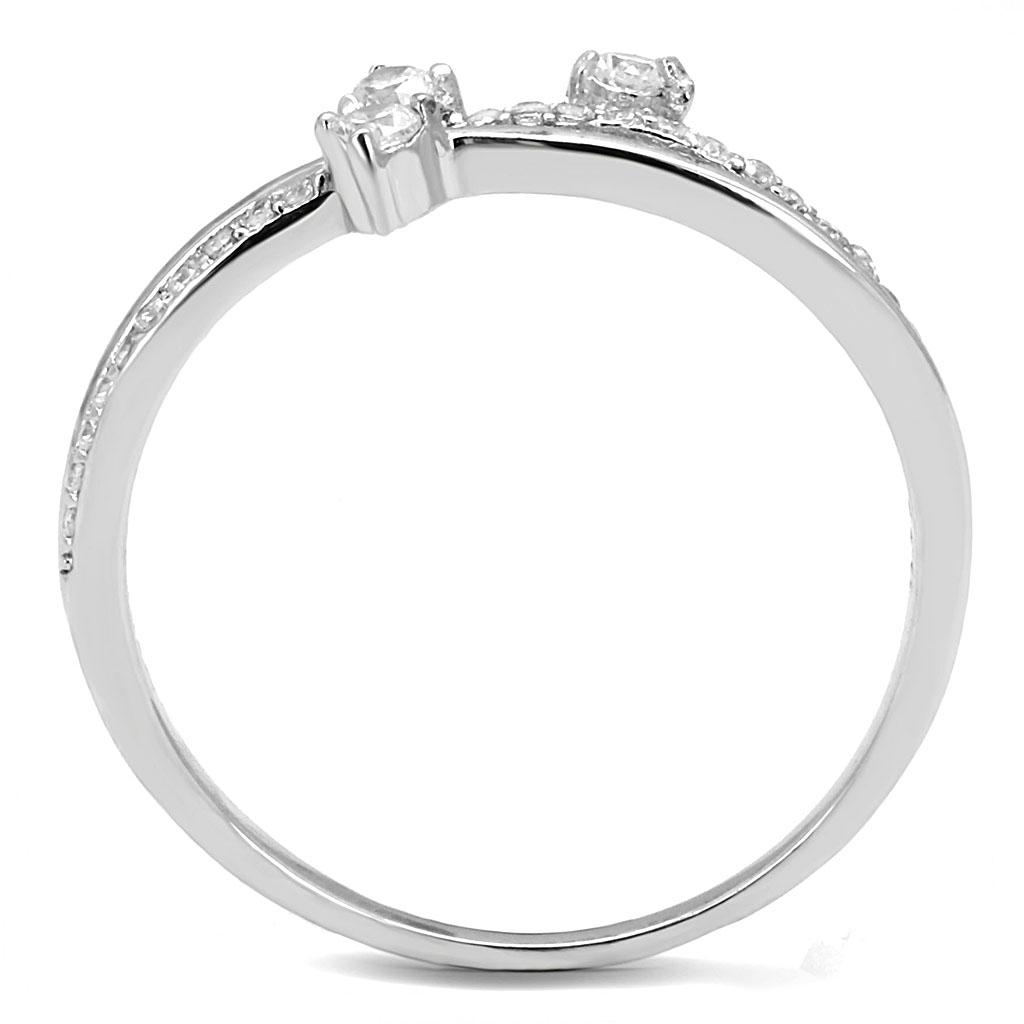 925 Sterling Silver Ring with AAA Grade CZ