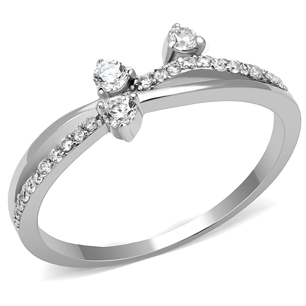 925 Sterling Silver Ring with AAA Grade CZ