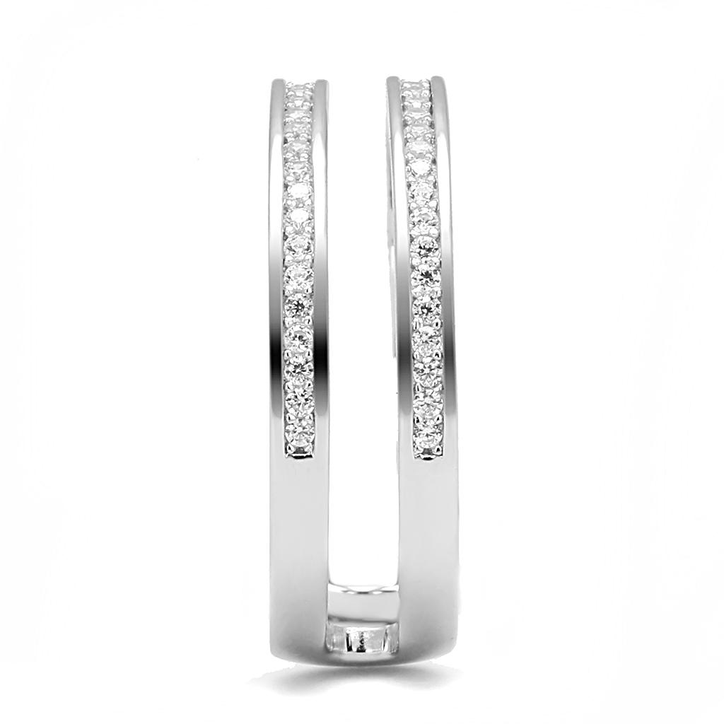 925 Sterling Silver Ring with AAA Grade CZ