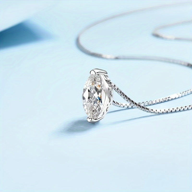 Women's Metal Heart Zicron Fashion Necklace