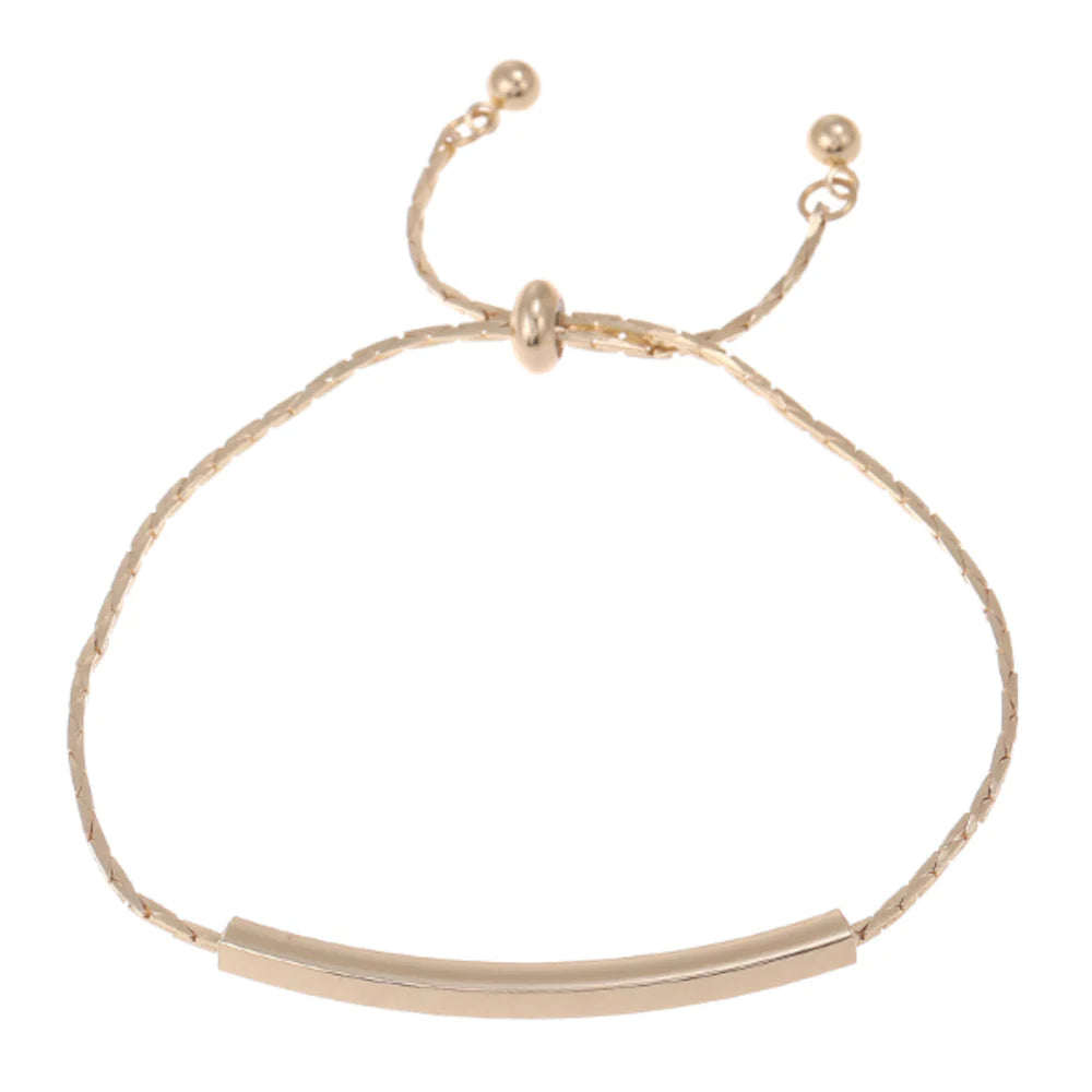 Knot Style Bracelet With A Bar