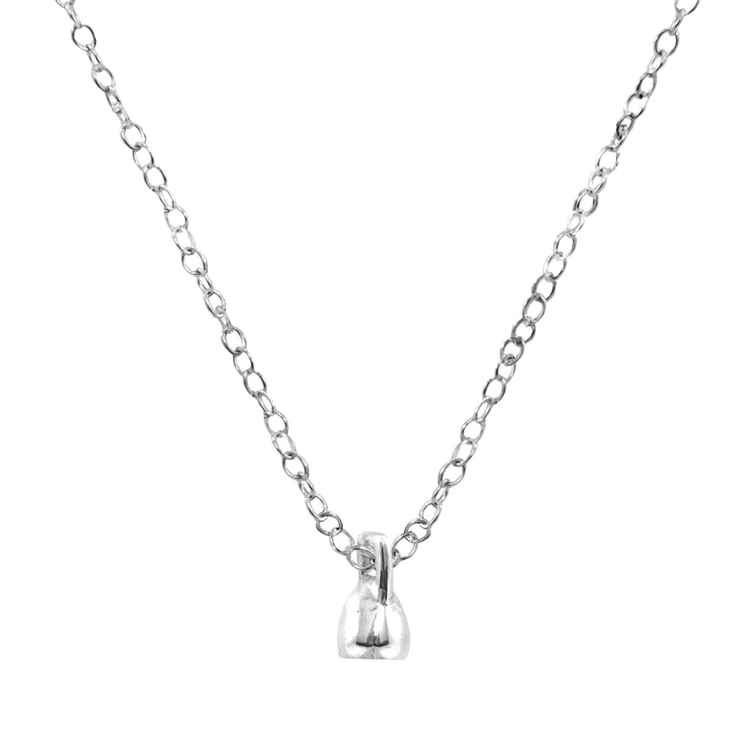 925 sterling SilverTwin Circle  Paradise Necklace