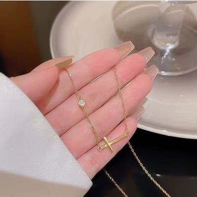 18K Gold Plated  cross necklace