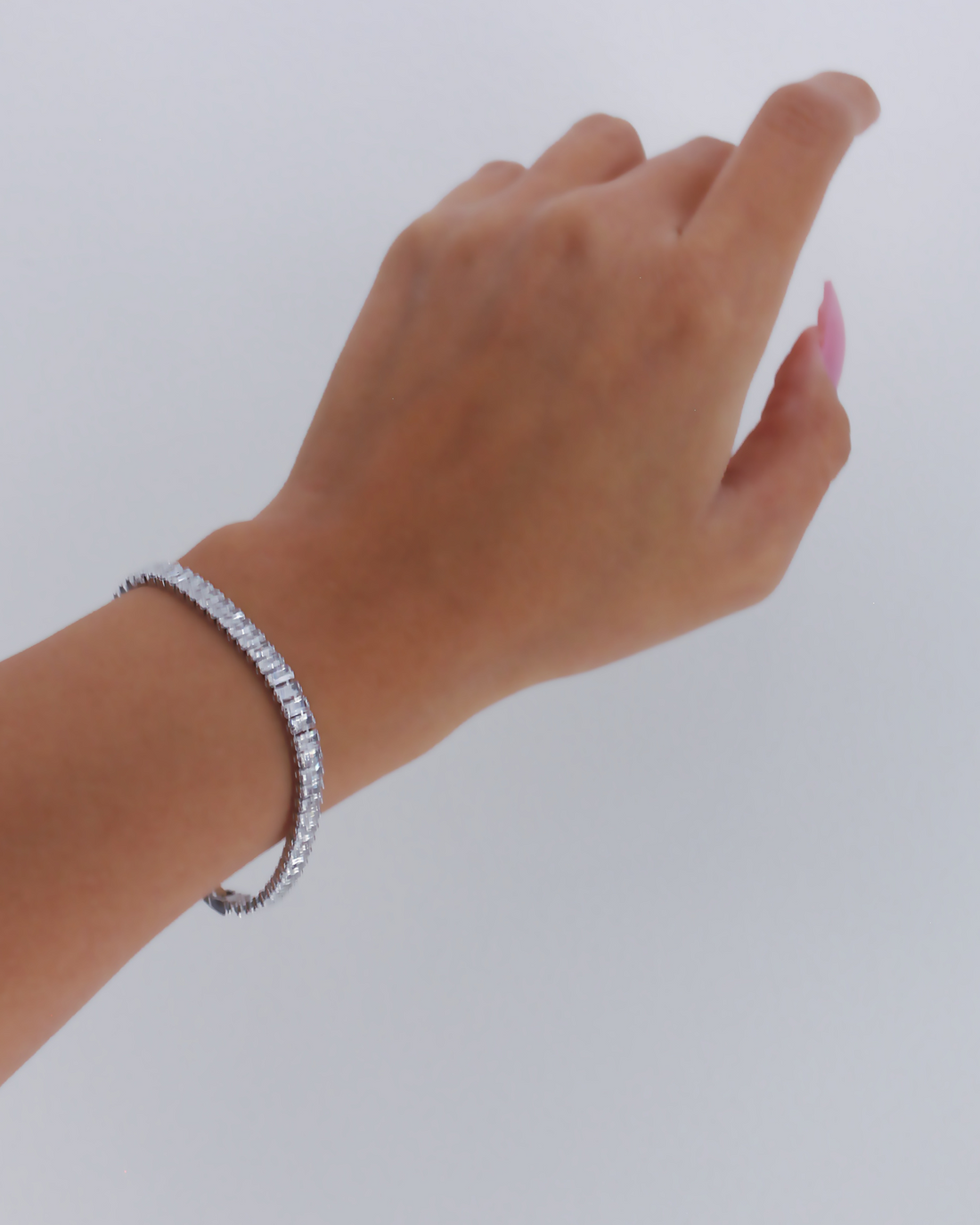 925 Sterling Silver 18K Gold Plated  Tennis Bracelet
