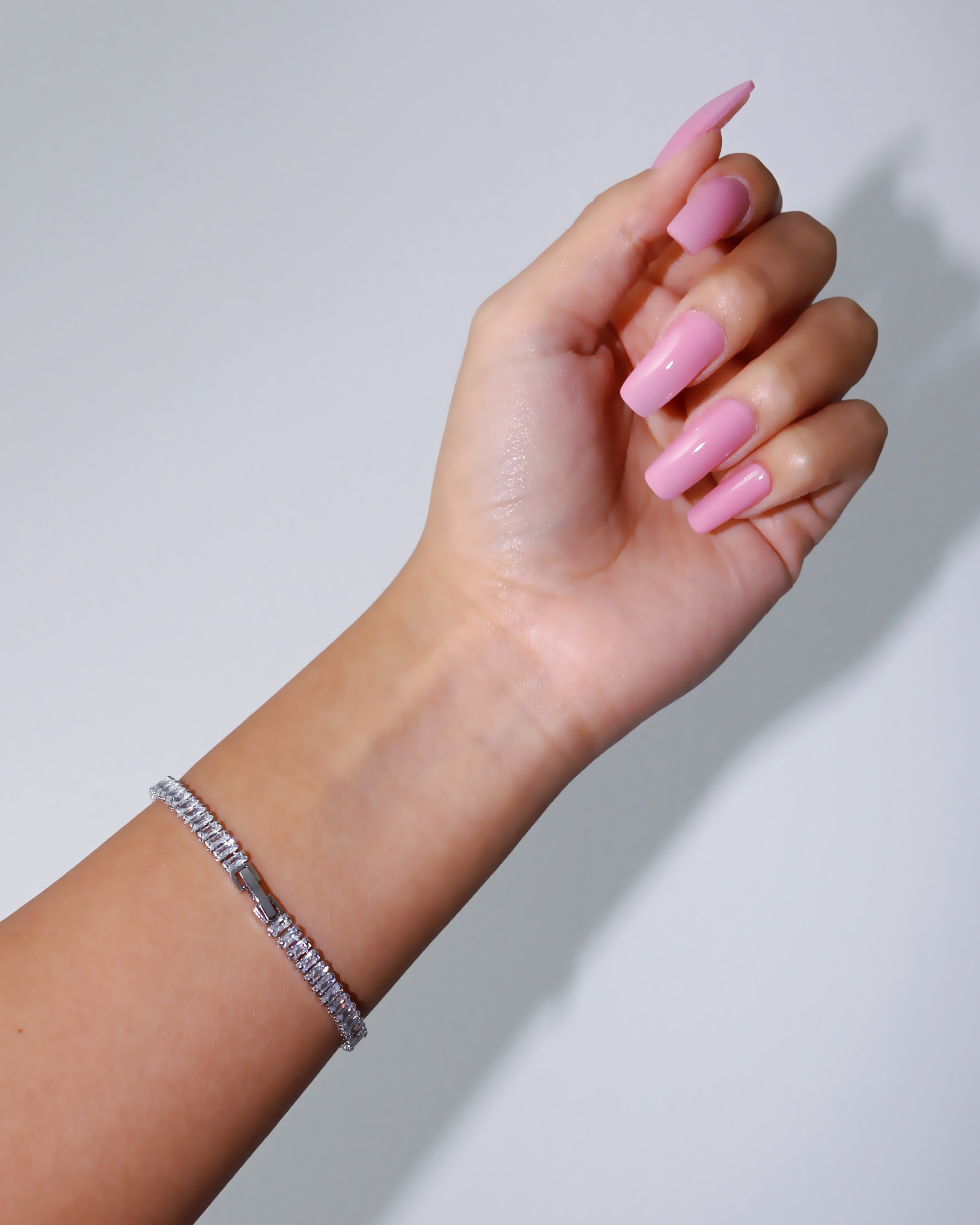 925 Sterling Silver 18K Gold Plated  Tennis Bracelet