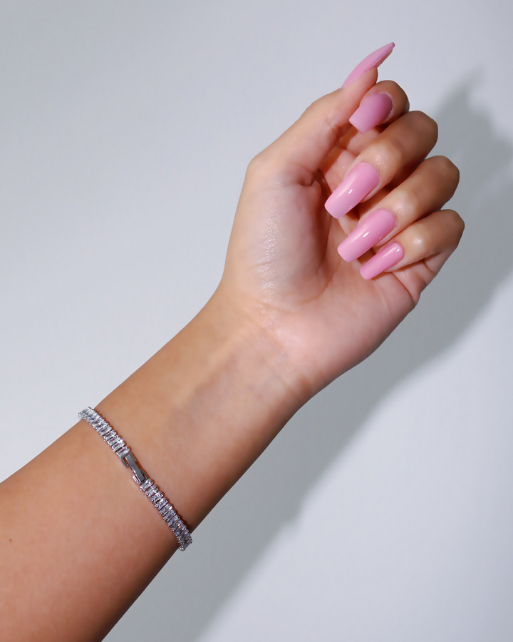 925 Sterling Silver 18K Gold Plated  Tennis Bracelet