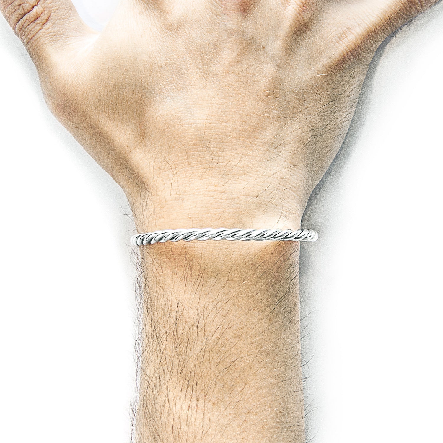 925 sterling Silver  Rope Wayfarer Bracelet
