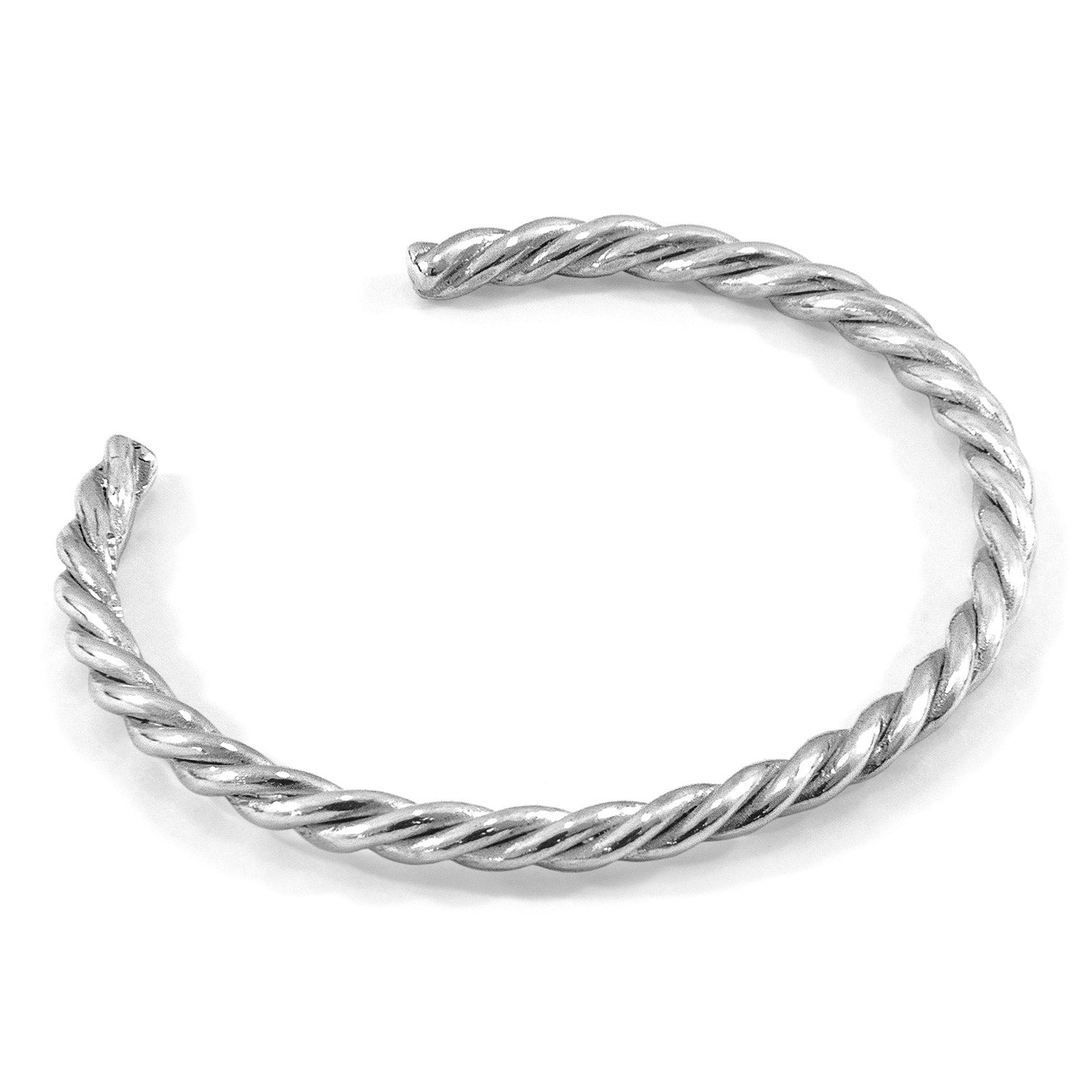 Gammell Full Rope Wayfarer Silver Bangle