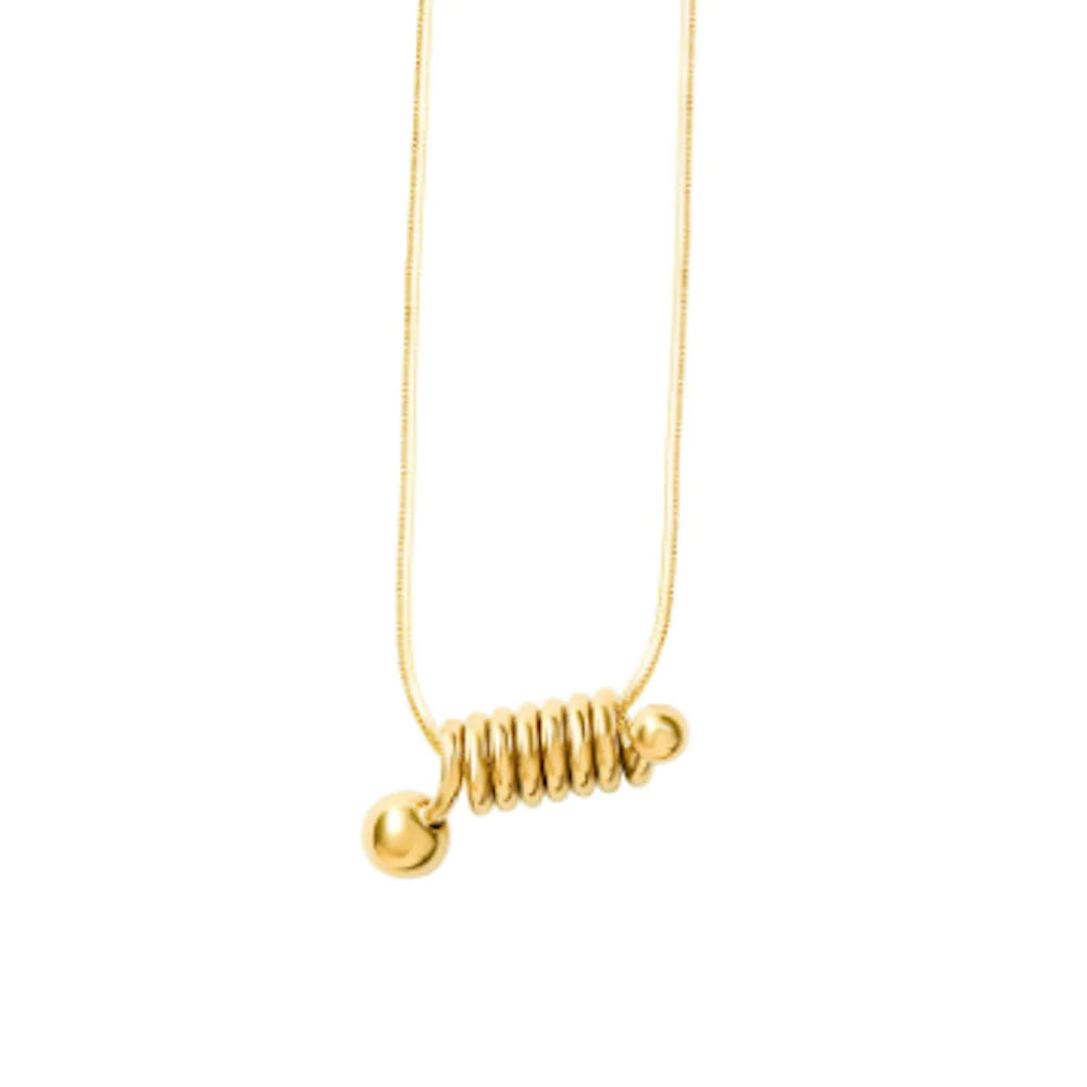 Necklace With A Mini Spring