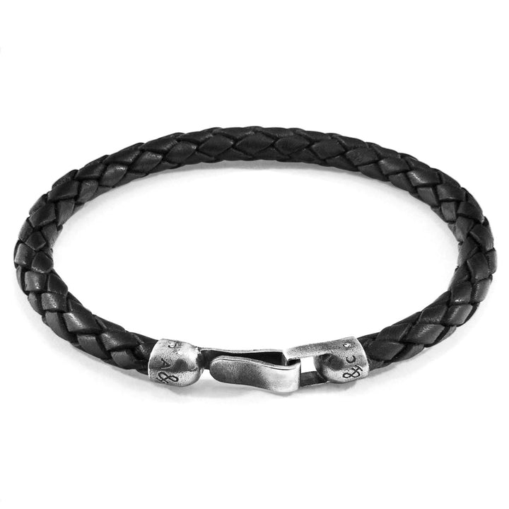 925 sterling Silver and Leather Bracelet