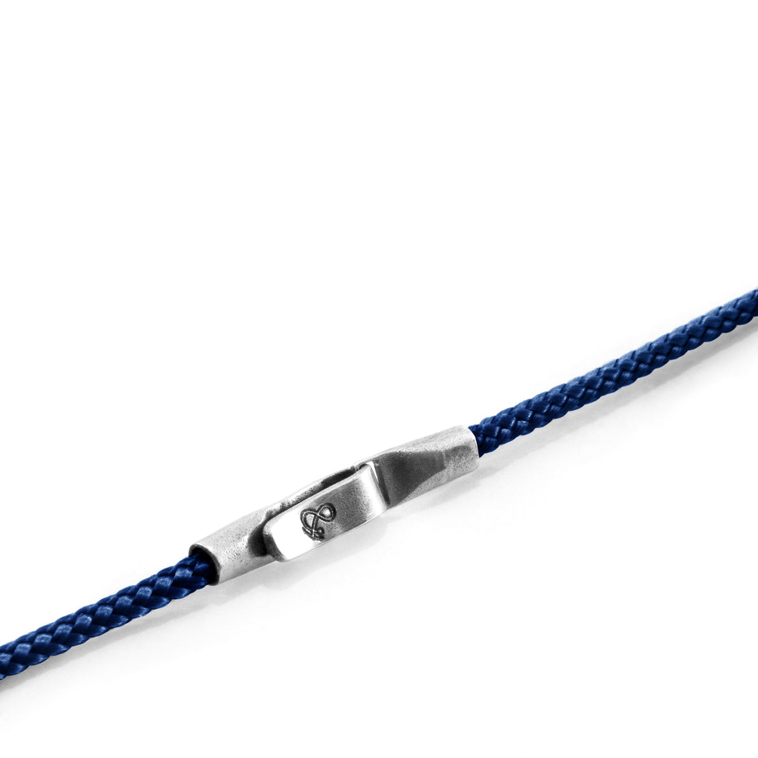 925 sterling silver Navy Blue Liverpool Rope Bracelet