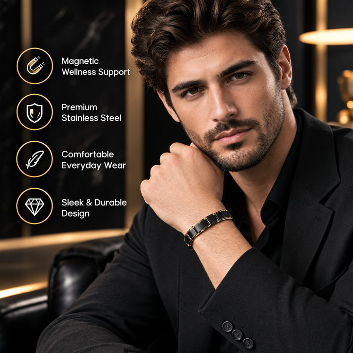 Titanium Magnetic Stainless Steel Bracelet