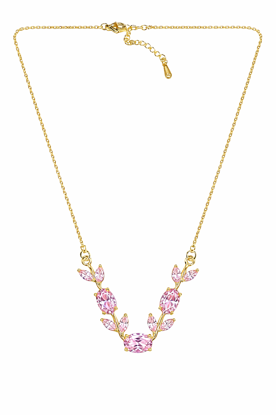 18K Gold Plated diamond Necklace for Women