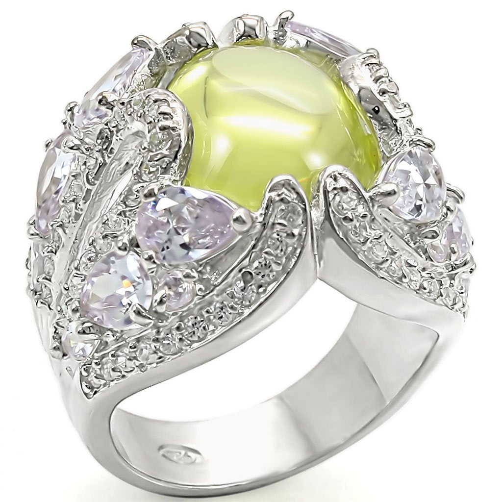 925 Sterling Silver with Diamond Ring