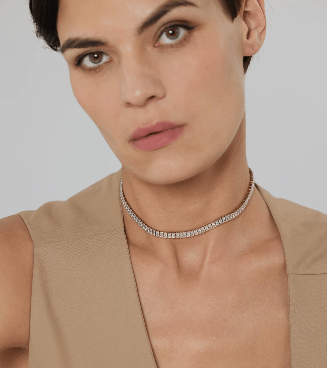 Penelope - Crystal Choker Necklace