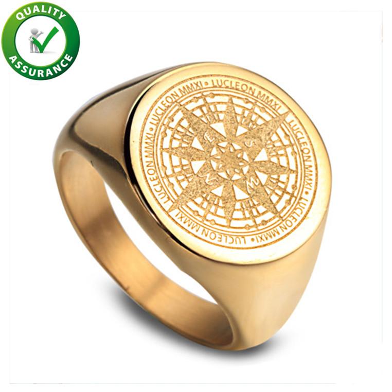 18K Gold Plated  Rings Hip Hop Luxury Designer