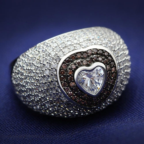 925 Sterling Silver Ring with AAA Grade CZ